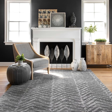 Nuloom Rosanne Transitional Striped Area Rug 8ft x 10ft RZBD94D-8010